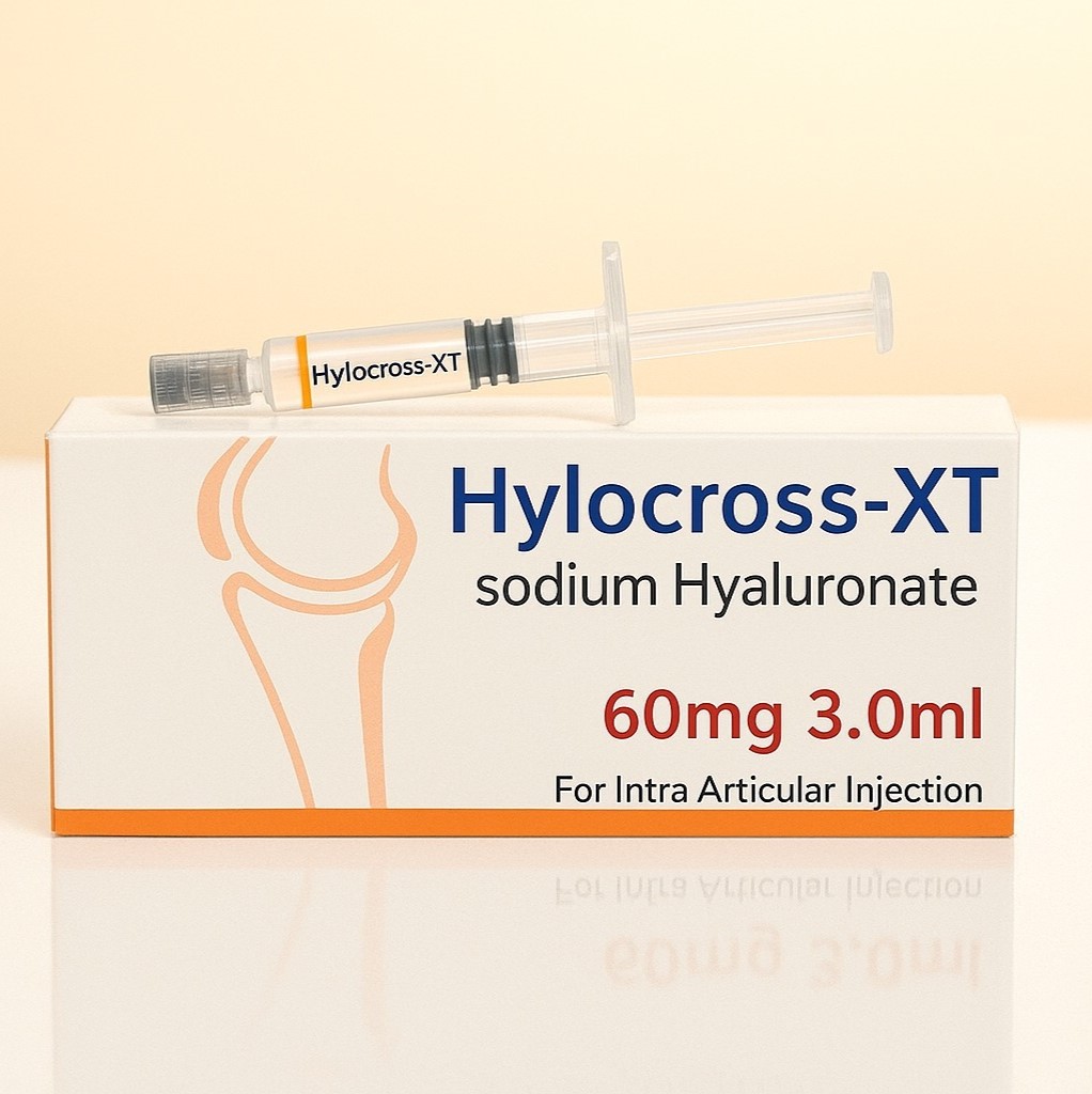 An intra-articular injection of 60mg in 3ml of 2% solution refers to a hyaluronic acid (HA) gel, often cross-linked, used for osteoarthritis, acting as a synovial fluid substitute to reduce pain and improve mobility in joints like the knee, delivered as a single, therapeutic dose by a doctor.